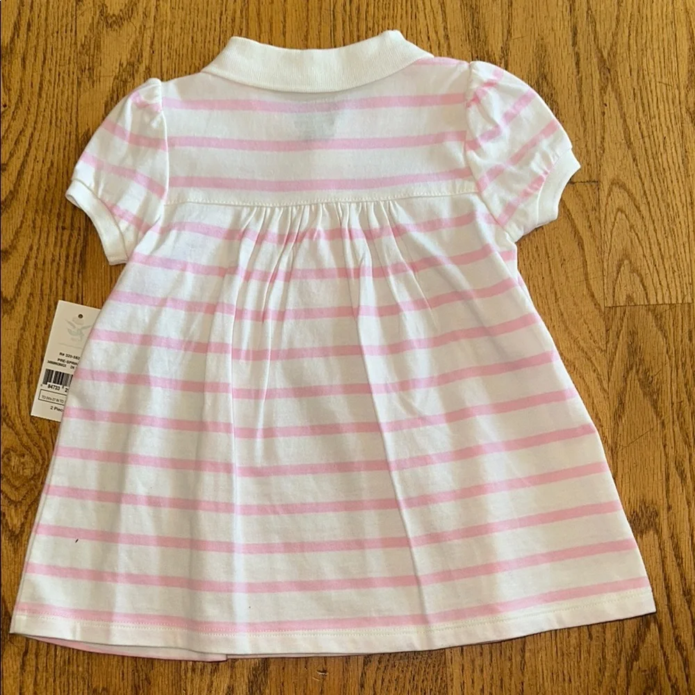 American Living Pink and White Kids Matching Set - Picture 4 of 6